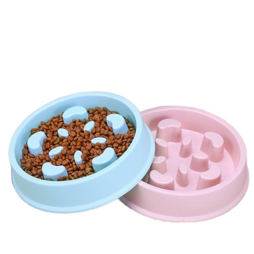 Pet Bowl Anti Choking Slow Feeding Puzzle Feeder Luixxuer