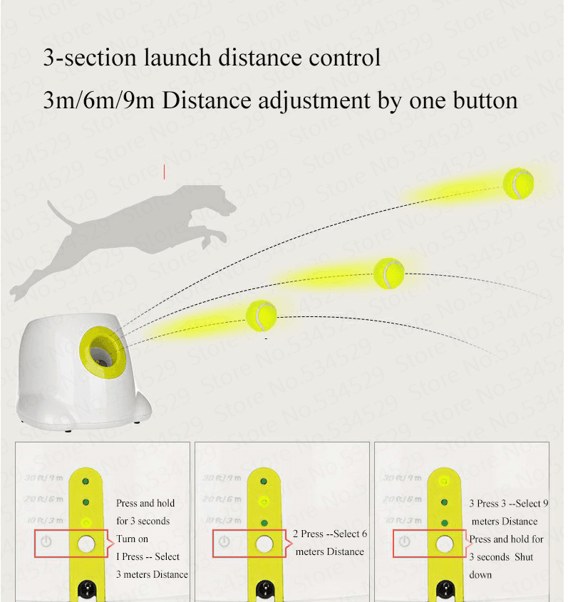 Explanation Of the The # section Launch Control Of the Tennis Balls