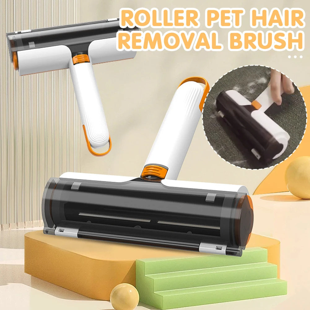 2 In 1 Pet Hair Removal Roller Multifunctional Portable Washable Hair Removal Brush Pet Supplies Luixxuer