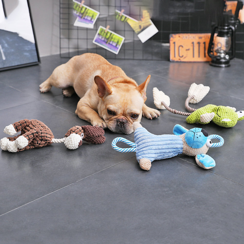 Pet Vocal Toy Plush, Accompany With Bite-resistant And Anti-boring Products Luixxuer