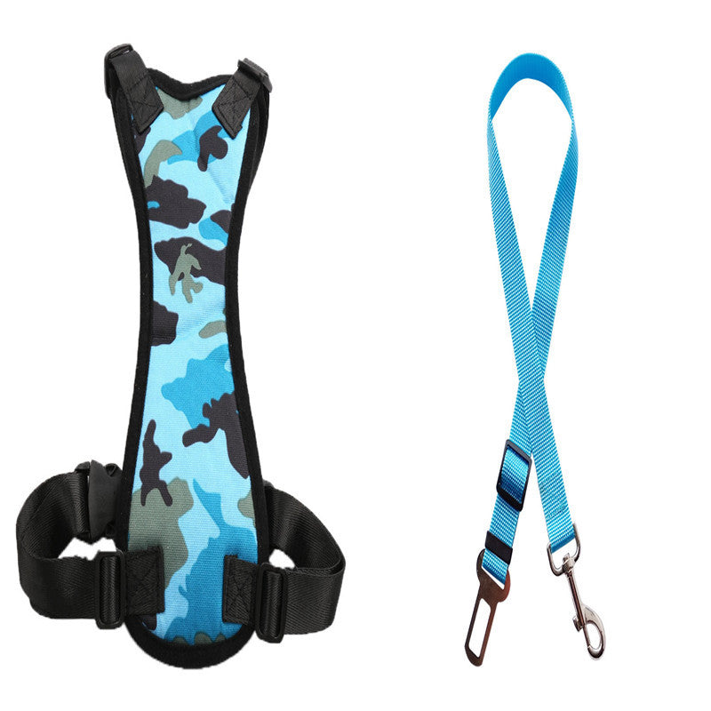 Seat Belt for Dogs in Blue