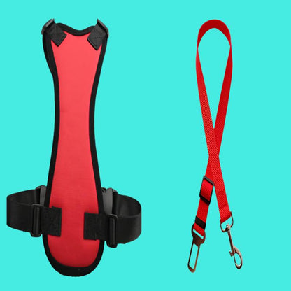 Seat Belt for Dogs red 