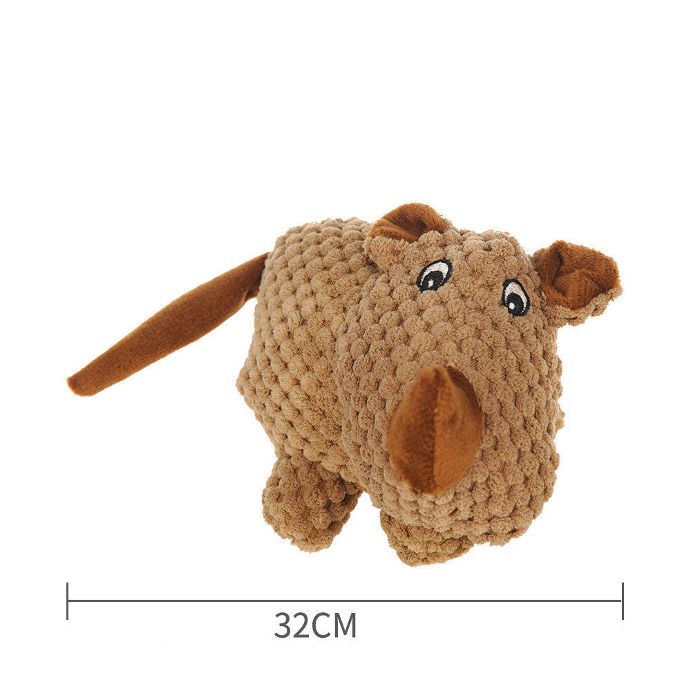 Pet Vocal Toy Plush, Accompany With Bite-resistant And Anti-boring Products Luixxuer