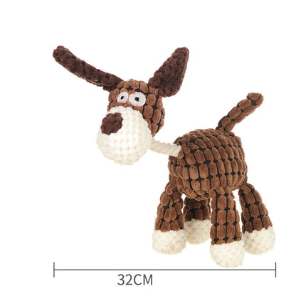 Pet Vocal Toy Plush, Accompany With Bite-resistant And Anti-boring Products Luixxuer