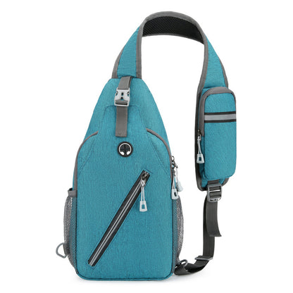 shoulder bag in teal